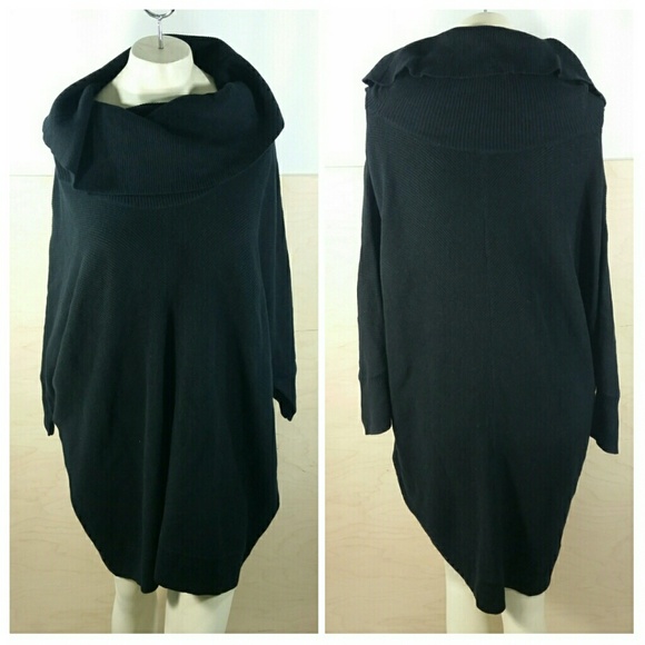 Lot Of 2 Lane Bryant Dolman Sleeve Cowl Neck Dress - Picture 2 of 3